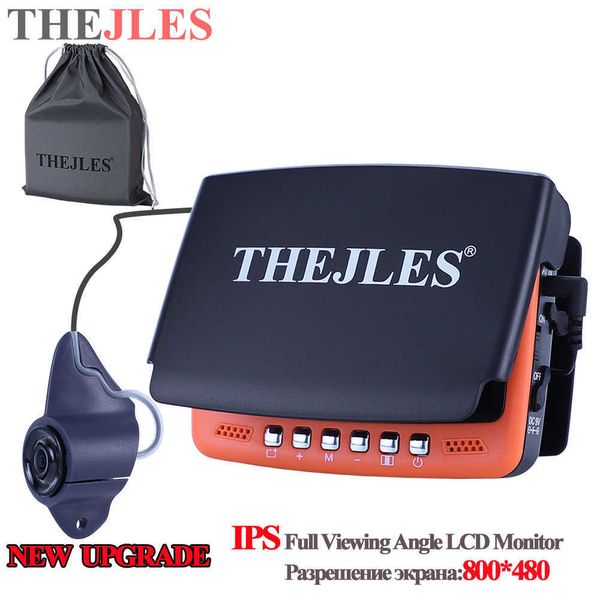 Fish Finder 4.3 pulgadas IPS Visual Fish Finder HD 1000 Line Cámara de pesca en hielo con 8 luces infrarrojas de visión nocturna para equipo de pesca al aire libre HKD230703