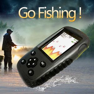 Fish Finder Livraison gratuite! Brand New Colorful Fish Finder Dot Matrix Sonar Sensor Transducer Depth Echo Sounder Recharged Battery HKD230703