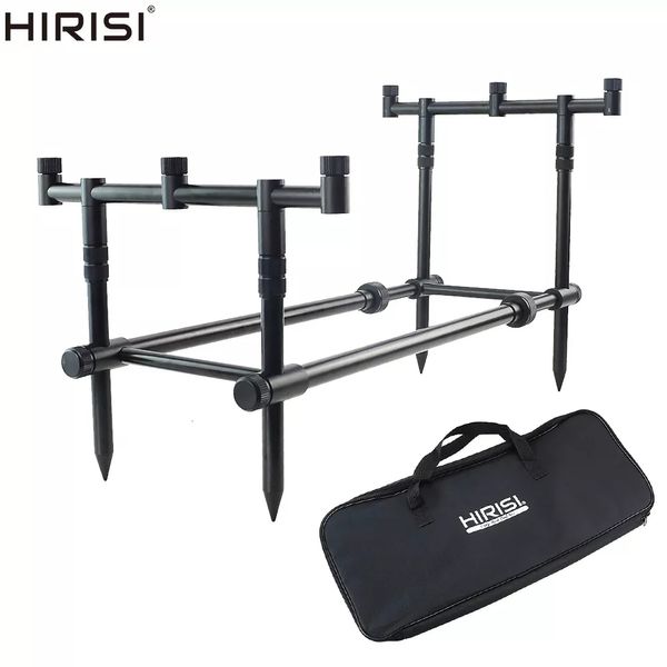 Fish Finder Carp Fishing Rod Pod Set pour 3 Rods Bank Sticks Holder Support RP140 230807