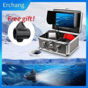 Fish Finder Erchang Ice Fishing Camera DVRInfrared Night Version Lights 15m / 30m 1000TVL Underwater Fishfinder Caméra d'hiver pour la pêche HKD230703