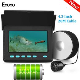 Détecteur de poisson Eyoyo EF05PRO 20M Caméra sous-marine pour la pêche en hiver 4,3" Caméra vidéo de pêche sur glace Détecteur de poisson avec enregistrement vidéo Deeper Pro HKD230703