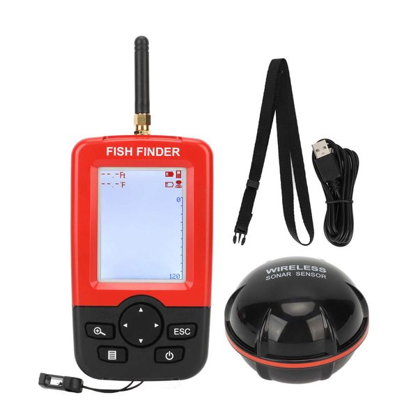 Fish Finder Fish Finder Sonar sans fil Sous-marin Visual HD Détecteur de dispositif de pêche Téléphone portable Ultrasonic Fish Finder Sonar for River HKD230703