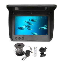 Caméra de pêche Fish Finder 5,0 pouces LCD Monitor 800x480 IP67 étanche HD Fish Finder avec pare-soleil pour la pêche en lac de mer HKD230703