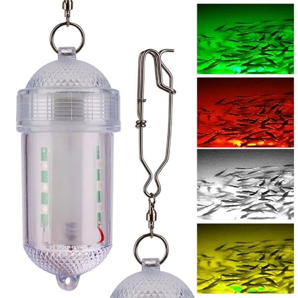 Fish Finder LED 100W Nuit Pêche Lumière Rassemblement Attirant Leurre Attracteur Attractif Étanche Lampes Sous-Marines 230807