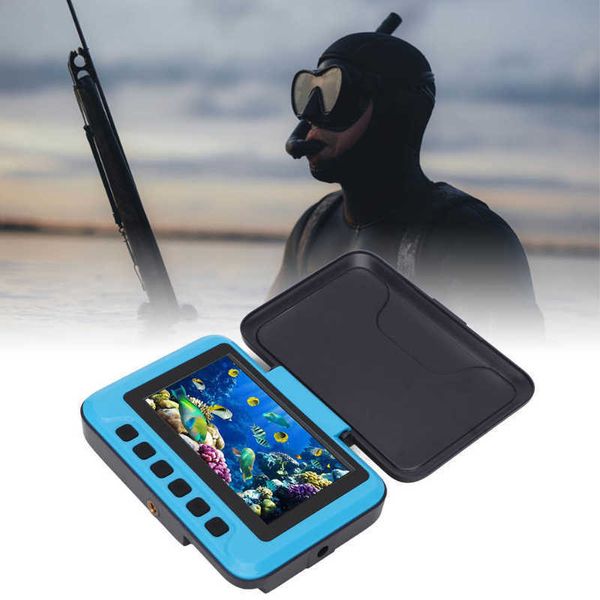 Fish Finder Fish Finder Night Vision Visual HD Caméra de pêche avec écran couleur HD 4,3 pouces pour la pêche sur glace / lac HKD230703