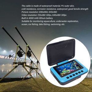 Fishfinder Onderwater Vissen Inspectie Camera Nachtzicht Camera 4.3In Display HD Kleur IP54 Waterdicht 4000mAh Nachtzicht fishfinder HKD230703