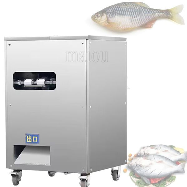 Máquina procesadora de pescado, escala raspadora de alta velocidad de 1500W, máquina para eviscerar pescado, máquina para matar pescado