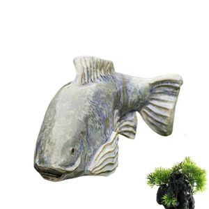 Fish Statue Garden Pleak Garden Decoration Fish Fish Fig Fig Sculpture Japanese Floating Carp Artificial Fish Figure For Home 240419