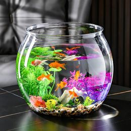 Bol à poisson petit aquarium à pêche étanche pour betta mini aquarium pour le salon