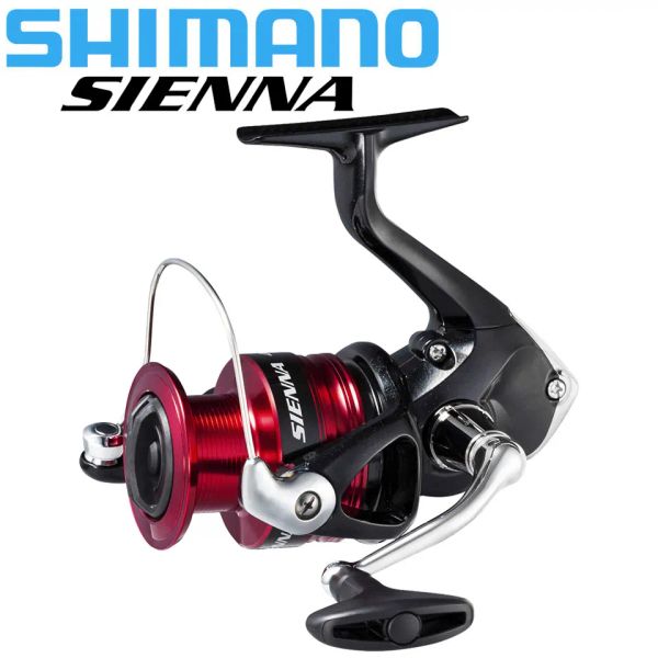 Anzuelos Shimano Sienna carrete de Pesca giratorio Original agua de mar agua dulce 5004000 carrete de arco engranaje 3d aparejos de Pesca carrete de Pesca