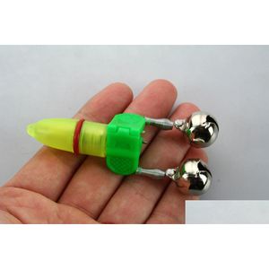 Accessoires de pêche 10 pièces LED double cloche avec pointe tige lumineuse alarme livraison directe Sports de plein air Dhrsa