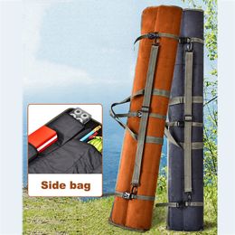 Accessoires de pêche 150 cm sac de canne à pêche Portable étui à une seule couche accessoires de stockage de matériel de pêche enroulable sac de parapluie de pêche pliable 230718