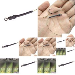 Accesorios de pesca 18 piezas plataformas para el cabello de la carpa hilo trenzado 8340 accesorios giratorios de acero de alto carbono accesorios 8747555 entre la entrega de gotas sp dhnot