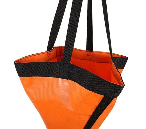 Accessoires de pêche 2432 pouces ancre de mer dérive chaussette à la traîne Drogue avec ligne de corde de remorquage de Kayak bouée balle BHD24456405