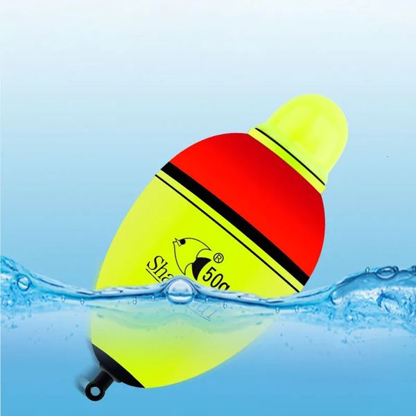 Accesorios de pesca 24 piezas 304050607080g100g EVA pesca luminosa noche flotador luz palo espuma plástico Bobber mar pesca en roca flotadores llamativos 231013