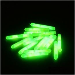 Visaccessoires 5 stks vis vuurvliegjes fluorescerende lichtstick night float rod licht donkere glow stick tackle tool druppel levering sporten dhkn0