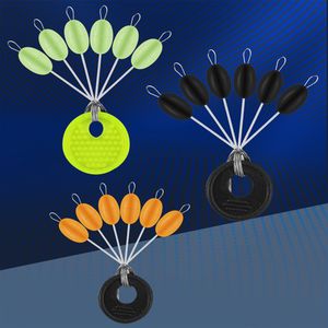 Accesorios de pesca 60 uds 10 Set S M L grandes paradas de línea espacio frijoles aparejos mar carpa mosca cebo herramienta deportiva flotador bagre bola redonda 230606