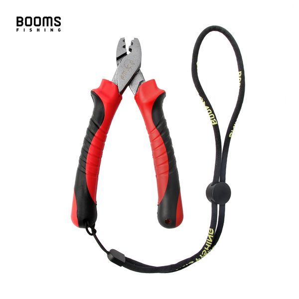 Accessoires de pêche Booms CP2 Pince à sertir pour outils à douille à baril unique Poignée antidérapante légère portable avec lanière 221107