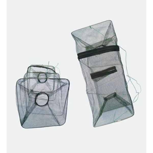 Accessoires de pêche à plissible piétinement coulé gardent la cage nette crabe crevet crevet homard cfish net6714619 gouttes livraison sports à l'extérieur otxaa