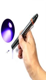 Vissen Accessoires Deluxe 395nm UV-lijm Cure Light 14cm x 18mm Fakkel Pen Ultra Violet Curing Led Zwarte Lamp Outdoor3221877