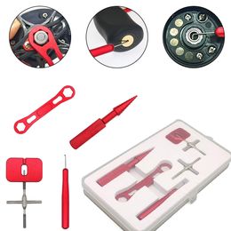 Vissen Accessoires DIY Reparatie Tool Kit Voor Reel Removal Kogellager Onderhoud Spool Demontage Moersleutel Baitcasting Gereedschap 230531