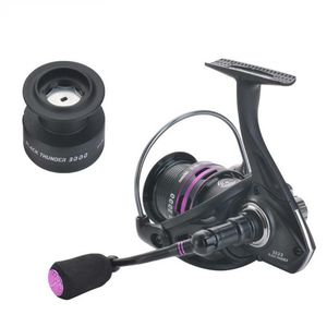 Accessoires de pêche Coupe double ligne 5 + 1BB haute qualité interchangeable gauche / droite 5.0 1 moulinet creux roue rotative accessoires de pêche P230529