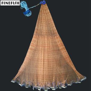 Vissen Accessoires Finefish Sterke Multifilament Lijn Handworp Netwerk Werpnet Outdoor Watersport Jacht Vangst Visnet Kleine Mesh 230831