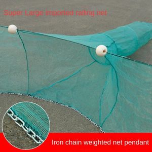 Accessoires de pêche Piège à poisson Portable merde crevettes maille Cage piège de pêche réseau pliable blocage filet attirail Anti-évasion accessoires de Cage à poisson 231017