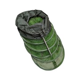 Visaccessoires Visnet Opvouwbaar Telescopisch Sneldrogend Nylon Mesh Vismand Dip Nets Fyke Net Garnalenkooi Outdoor Visgerei Uitrusting 230807