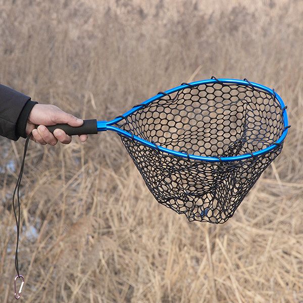 Accessoires de pêche à pilotage Net Mesh Gandage Gandage d'atterrissage Trout Catcher Réseau Lonyard Corde en extérieur Équipement de tacle 230811