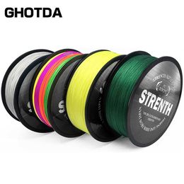 Visserijaccessoires Ghotda 9/8/4 STARS Gevlooide vislijnen PE 100M 4 STRAND 8 STRAND 9 STRAND WEVEN Multifilament Vistouw P230325