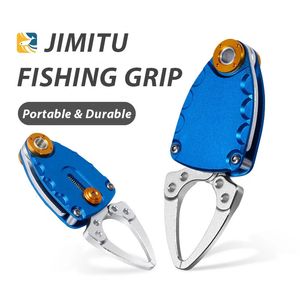 Vissen Accessoires JIMITU Aluminium Mini Vis Lip Grip Grijper Draagbare Vissen Grabber Vis Grip Haak Hoge Kwaliteit Visgerei 231204