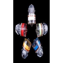 Accesorios de pesca LED Diamond Flashing Light Deep Drop Submarino Acrílico Cebo Señuelo Calamar Luces estroboscópicas 5 colores para elegir 201F35271 Ot7Kx