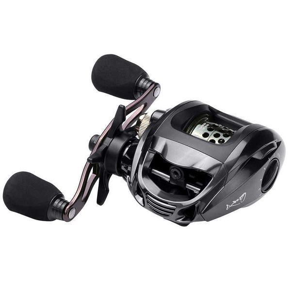 Accesorios de pesca Micro toss Baitcast Reel WB1000 arrastre máximo 5,5 kg metal taza poco profunda cebo agua dulce agua salada barco de pesca P230529