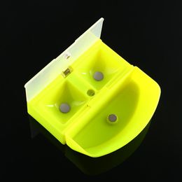 Accesorios de pesca bandeja de polvo pegajoso multifuncional bandeja de cebo caja de medicina pequeña bandeja de polvo caja de herramientas kit de pesca caja de polvo pegajoso