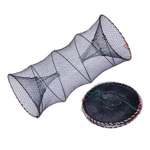 Accessoires de pêche Filet de pêche pliable rétractable Piège à crevettes Carpe Grand Creel Feeder Attrape-crabe Accessoires de surf Cast net 230720