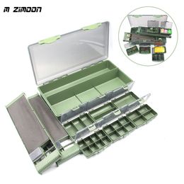 Vissen Accessoires Rig Tackle Box Met Zes Mini Dozen Rig Board Karper Opslag Aparte Haar Container 230619