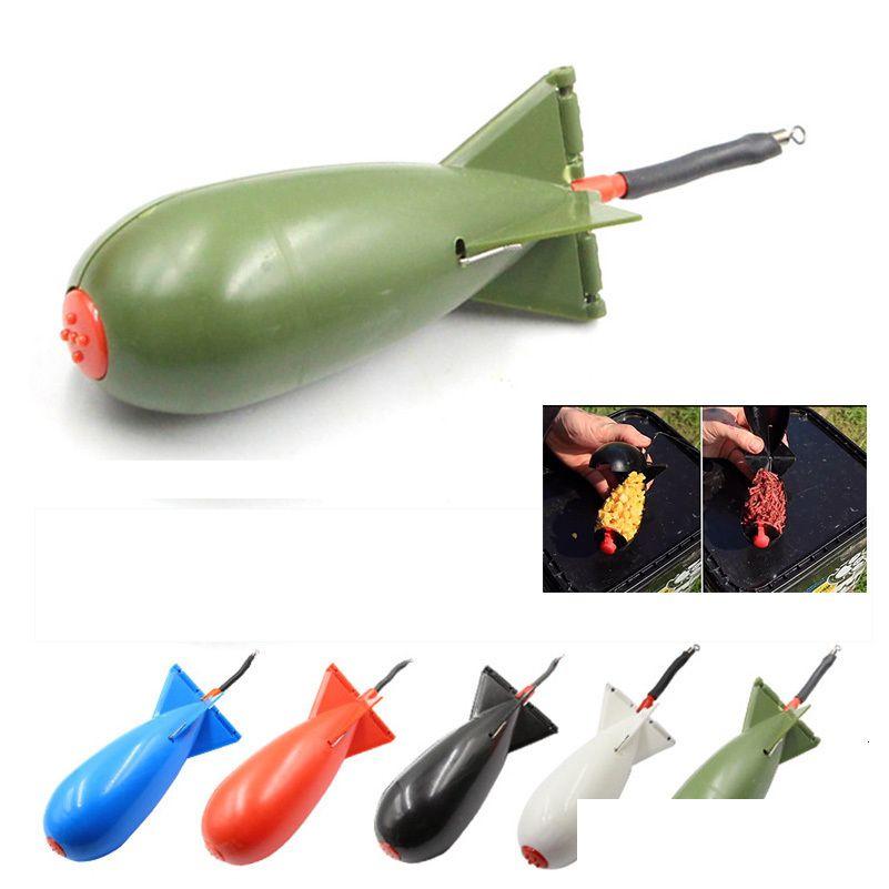 Fishing Accessories S M L Carp Rocket Feeder Spod Bomb Float Lure Bait Holder Spomb Pellet Rockets Feeders Position Gear 221111 Drop Dhdlz