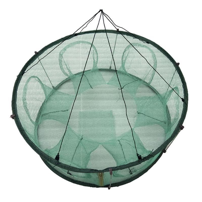 Fishing Accessories Selling Automatic Net Trap Cage Round Shape Durable Open For Crab Crayfish LobsterFishing