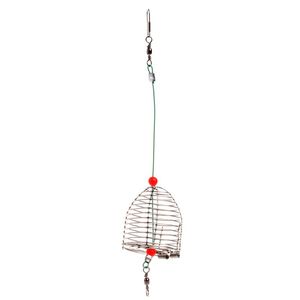 Visaccessoires roestvrijstalen draad valval aas kooi mandje feeder houder tackle gereedschap