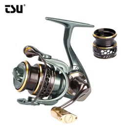 Visaccessoires Tsurinoya 2 Spool Trout Spinning Visserij Reel 500 1000 4kg Drag ondiep spoel zoutwater ajing aas aas finesse Systerm wiel 230812