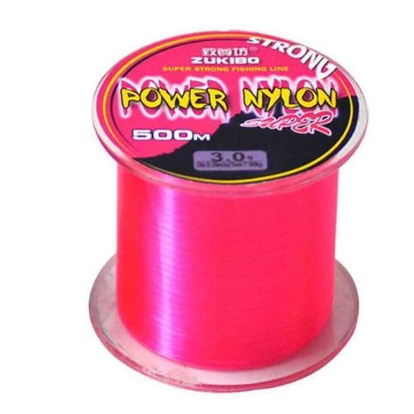 Vissen Accessoires ZUKIBO 500M Nylon Vislijn Japanse Duurzame Monofilament Karper Vislijn Super Sterke 5LB-40LB Forel Linha De Pesca P230325 LXJ0 7PJ7