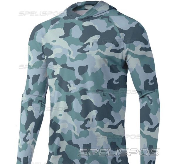 Tissu de pêche hommes printemps/été nouvelle Protection solaire et respirant à manches longues à capuche T-shirt vêtements UV marque de mode Clothes888