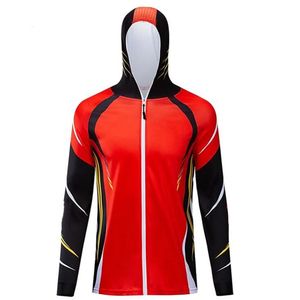 Viskleding Snel drogende zonbescherming Visoverhemden 2 Anti-UV Lichtgewicht Visjerseys Hoodies voor mannen 240515