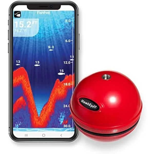 Produits de pêche 5X Sonar détecteur de poisson Bluetooth pour accessoires détecteurs divertissement sportif 240104