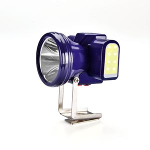 Lampe frontale de pêche KL5LM, étanche, Rechargeable, 5W, LED, lumière de mineur, lampe de sécurité pour exploitation minière