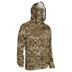 Vist Hoodie -shirts met lange mouwen Viskleding met masker UV Neck Gaiter Heren Ademboute Angling Jersey 240520