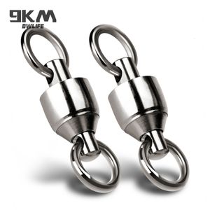 Vishaken 20100 pack Kogellager Swivel Effen Ringen Rvs Connector Zoetwater Zoutwater voor Trolling Aas Lokken 230606