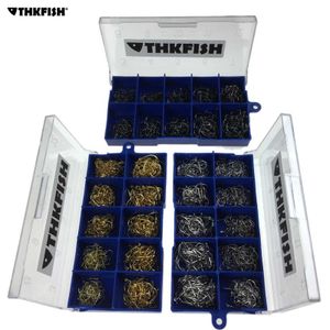 Vishaken 500 pc's #3- #12 zoetwater visserijhaken karper vishooks weerhaak haken kit jigging aas karper vissen haak zilveren zwart goud p230317