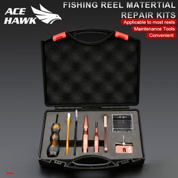 Hameçons de pêche Ace Hawk DIY Baitcasting Reel Kits de réparation de matériel Combo Maintenance Tools Spool Dismantling Device Pin 230609